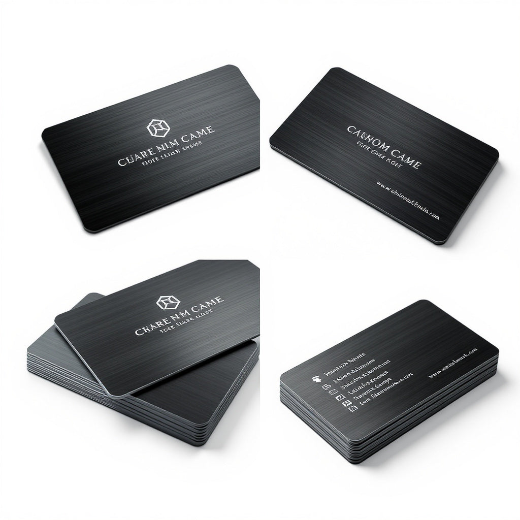 Personalized Laser Engraved Metal Business Cards – Premium Custom Design