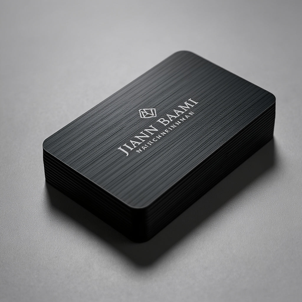 Personalized Laser Engraved Metal Business Cards – Premium Custom Design