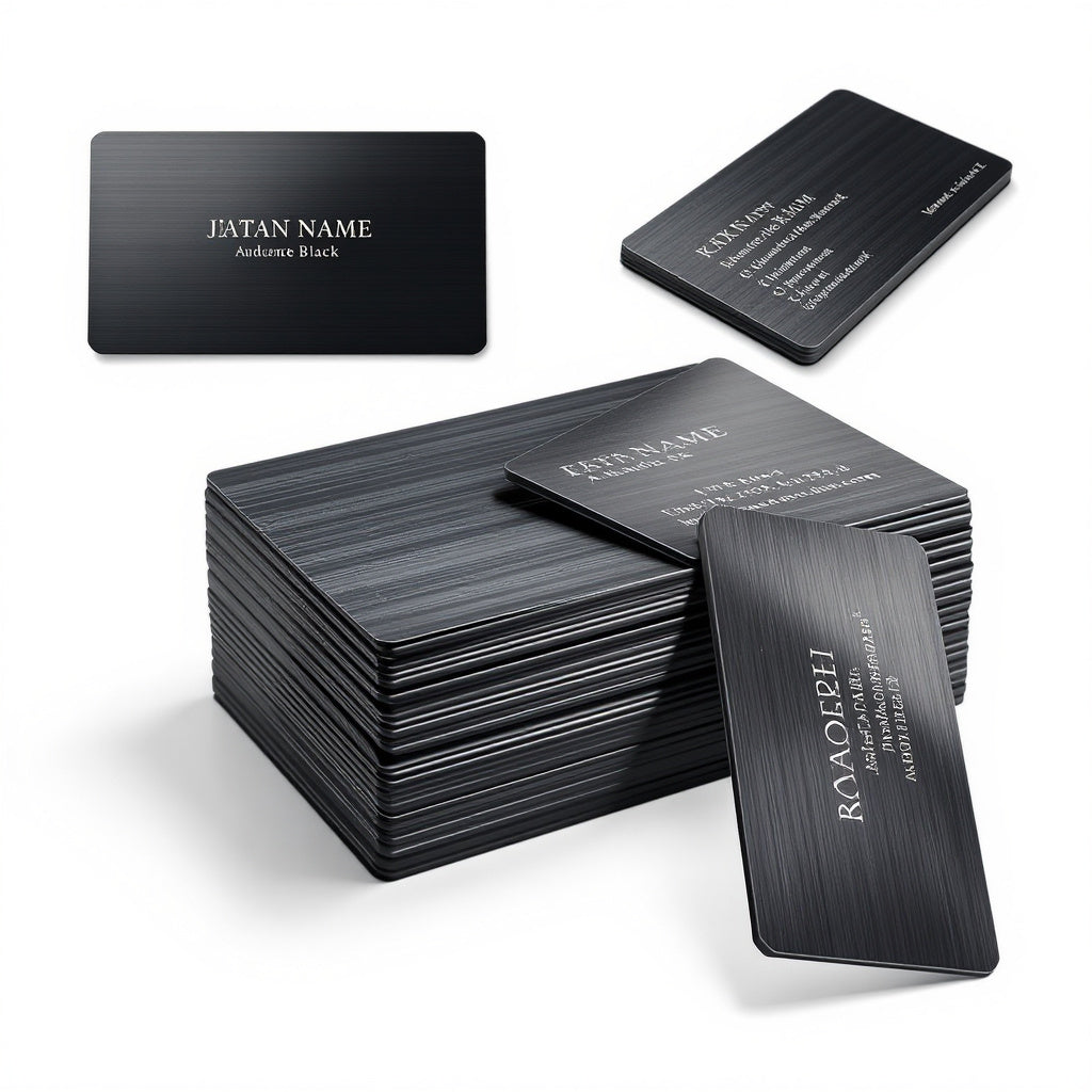 Personalized Laser Engraved Metal Business Cards – Premium Custom Design
